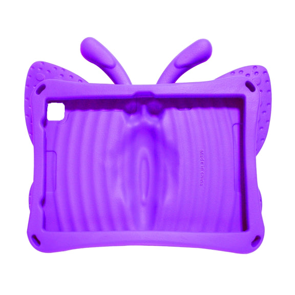 For Honor Pad X8 / X6 /7 Butterfly Bracket Kids EVA Shockproof Tablet Case(Purple)
