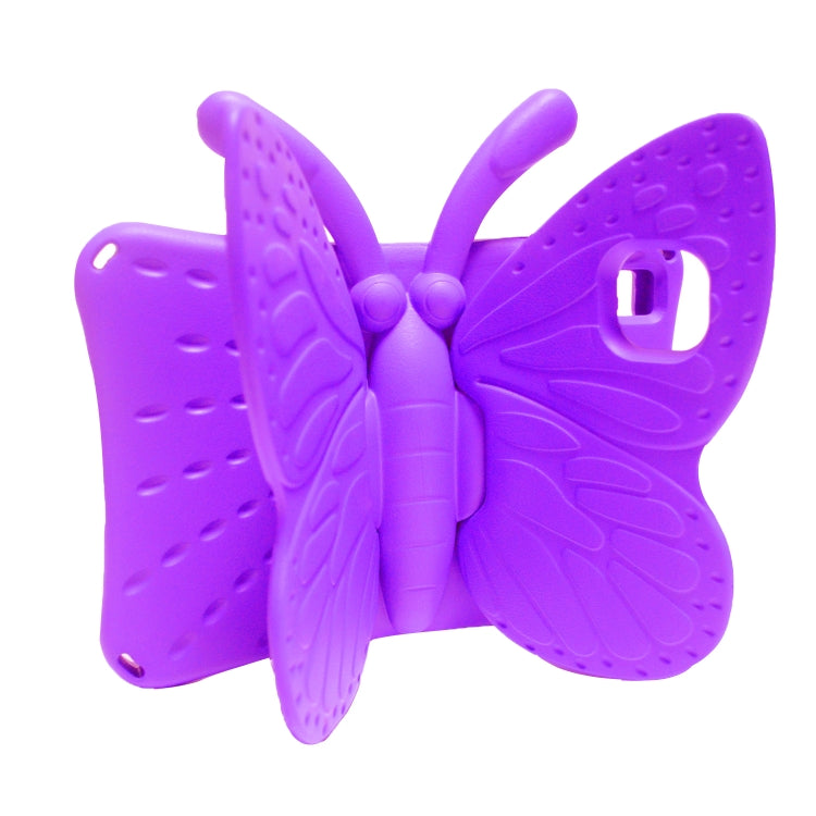 For Honor Pad X8 / X6 /7 Butterfly Bracket Kids EVA Shockproof Tablet Case(Purple)