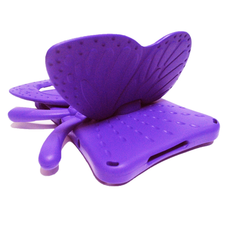 For Honor Pad X8 / X6 /7 Butterfly Bracket Kids EVA Shockproof Tablet Case(Purple)