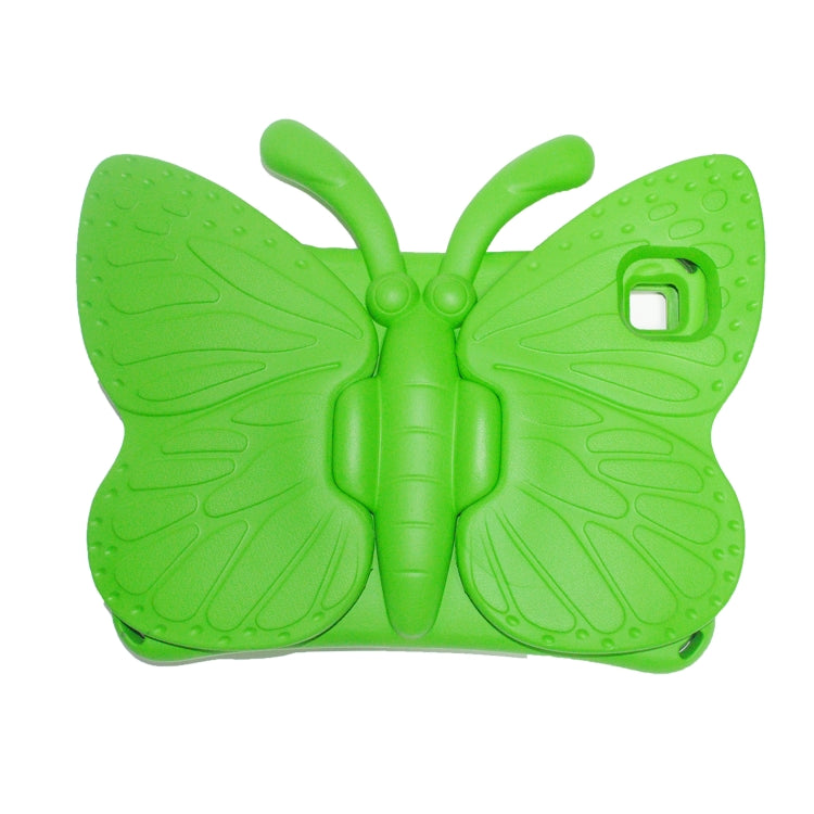 For Honor Pad X8 / X6 /7 Butterfly Bracket Kids EVA Shockproof Tablet Case(Green)
