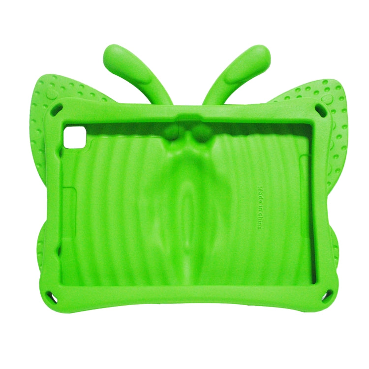 For Honor Pad X8 / X6 /7 Butterfly Bracket Kids EVA Shockproof Tablet Case(Green)