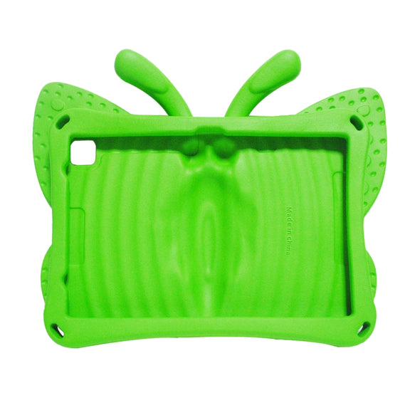 For Honor Pad X8 / X6 /7 Butterfly Bracket Kids EVA Shockproof Tablet Case(Green)