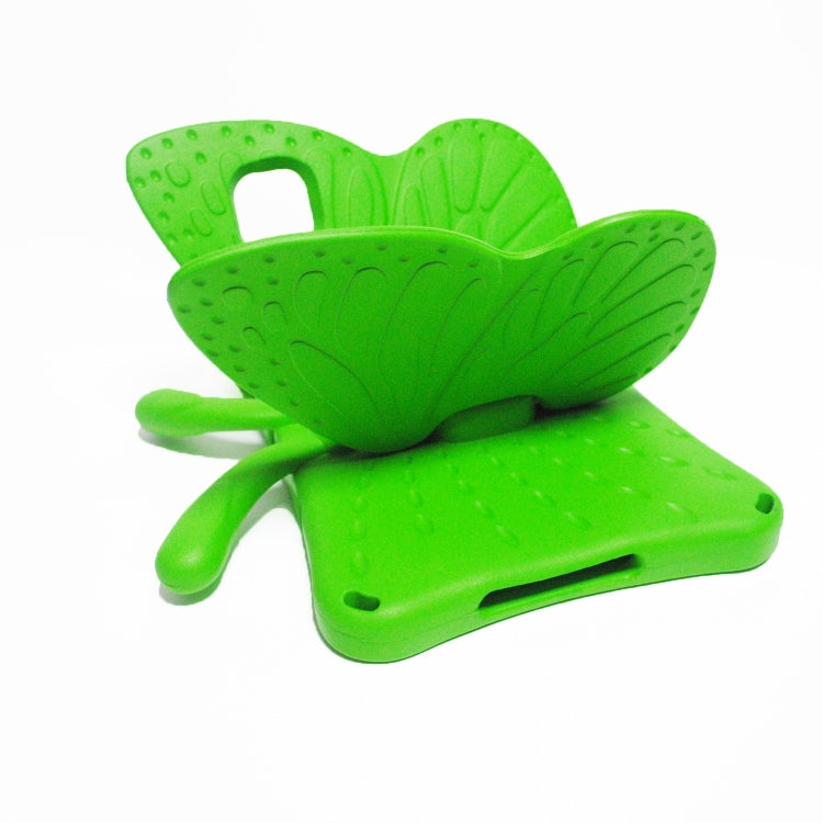 For Honor Pad X8 / X6 /7 Butterfly Bracket Kids EVA Shockproof Tablet Case(Green)