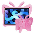For Honor Pad X8 / X6 /7 Butterfly Bracket Kids EVA Shockproof Tablet Case(Pink) - Huawei by PMC TechLife | Online Shopping South Africa | PMC TechLife | Buy Now Pay Later Mobicred
