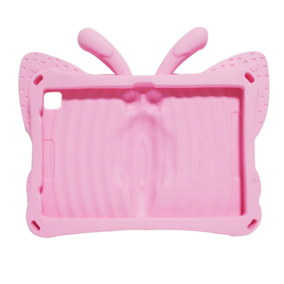 For Honor Pad X8 / X6 /7 Butterfly Bracket Kids EVA Shockproof Tablet Case(Pink)