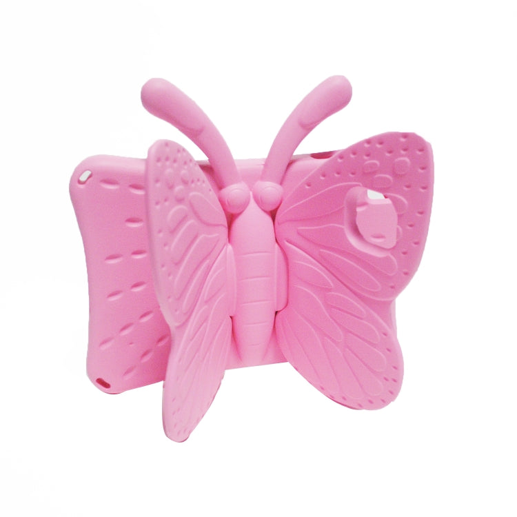 For Honor Pad X8 / X6 /7 Butterfly Bracket Kids EVA Shockproof Tablet Case(Pink)