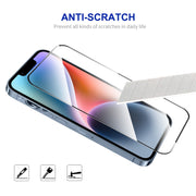 For iPhone 14 / 16e / 13 / 13 Pro ENKAY Easy Install High Alumina Silicon Full Glass Film