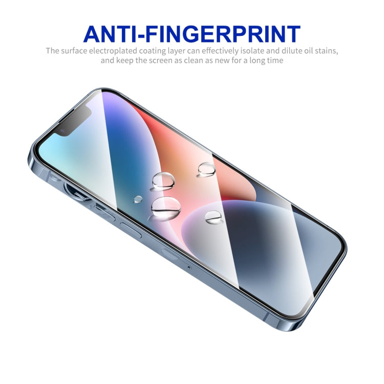 For iPhone 14 / 16e / 13 / 13 Pro ENKAY Easy Install High Alumina Silicon Full Glass Film
