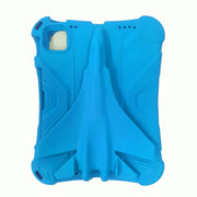 For iPad Pro 11 2024 360 Rotation Aircraft Holder EVA Shockproof Tablet Case(Blue)