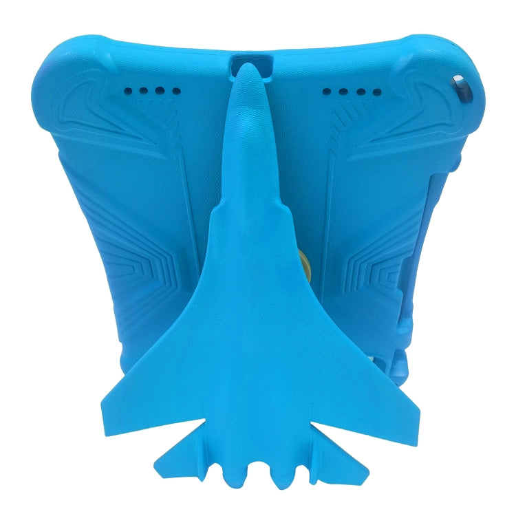 For iPad Pro 11 2024 360 Rotation Aircraft Holder EVA Shockproof Tablet Case(Blue)