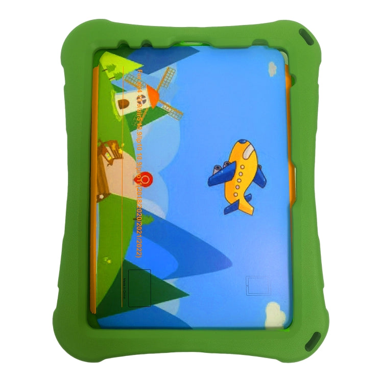 For iPad Pro 11 2024 360 Rotation Aircraft Holder EVA Shockproof Tablet Case(Green)