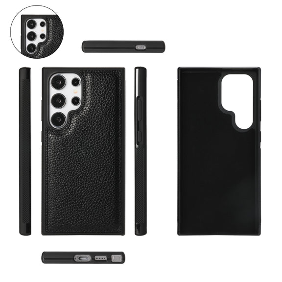 For Samsung Galaxy S24 Ultra 5G Crossbody Multi-functional Zipper Wallet Litchi Leather Phone Case(Black)