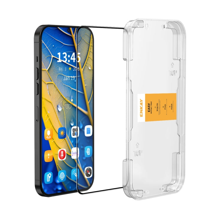 For Samsung Galaxy S24 FE 5G ENKAY Easy Install High Alumina Silicon Full Glass Film
