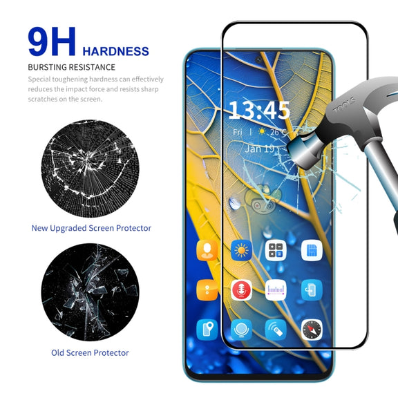 For Samsung Galaxy S24 FE 5G ENKAY Easy Install High Alumina Silicon Full Glass Film