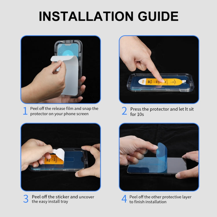 For Samsung Galaxy S24 FE 5G ENKAY Easy Install High Alumina Silicon Full Glass Film