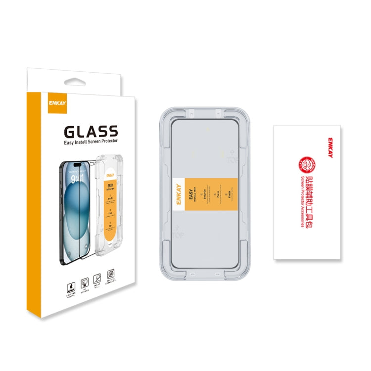 For Samsung Galaxy S24 FE 5G ENKAY Easy Install High Alumina Silicon Full Glass Film