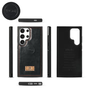For Samsung Galaxy S24+ 5G Multi-functional Zipper Wallet Leather Phone Case(Black)