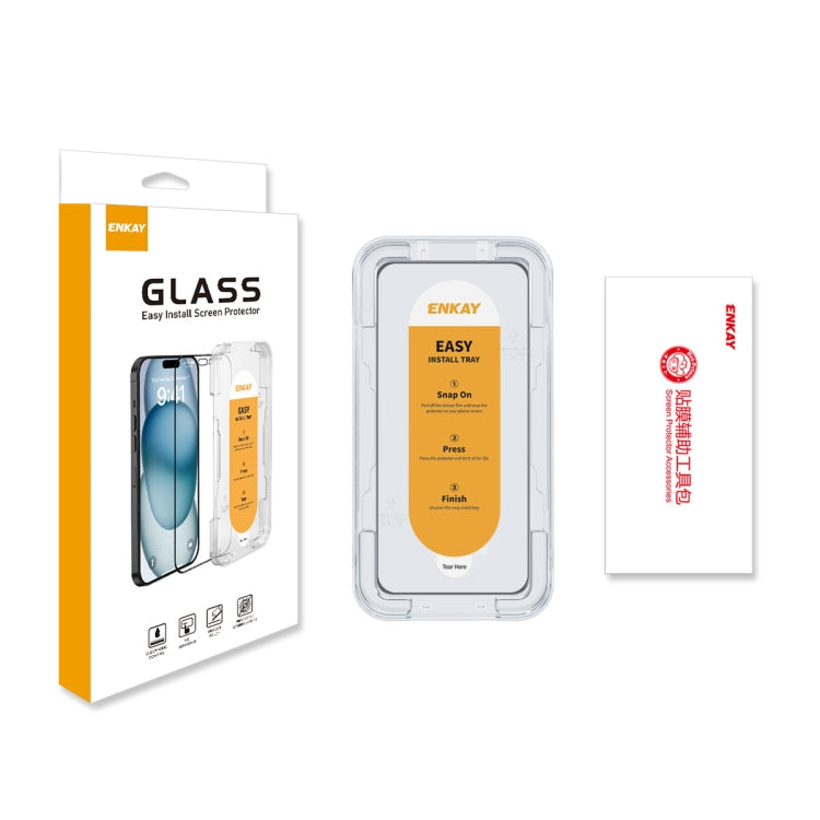 For Google Pixel 8 Pro ENKAY Easy Install High Alumina Silicon Full Glass Film