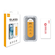 For iPhone 14 / 16e / 13 / 13 Pro ENKAY Easy Install Anti-peeping Privacy Full Screen Tempered Glass Film