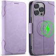 For iPhone 12 Pro Max SUTENI J07 Multifunctional Horizontal Flip Magsafe Leather Phone Case(Purple) - iPhone 12 Pro Max Cases by Suteni | Online Shopping South Africa | PMC TechLife | Buy Now Pay Later Mobicred