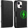 For iPhone 14 Plus SUTENI J07 Multifunctional Horizontal Flip Magsafe Leather Phone Case(Black) - iPhone 14 Plus Cases by Suteni | Online Shopping South Africa | PMC TechLife | Buy Now Pay Later Mobicred