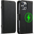 For iPhone 14 Pro Max SUTENI J07 Multifunctional Horizontal Flip Magsafe Leather Phone Case(Black) - iPhone 14 Pro Max Cases by Suteni | Online Shopping South Africa | PMC TechLife | Buy Now Pay Later Mobicred