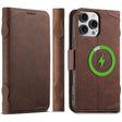 For iPhone 16 Pro SUTENI J07 Multifunctional Horizontal Flip Magsafe Leather Phone Case(Brown) - iPhone 16 Pro Cases by Suteni | Online Shopping South Africa | PMC TechLife | Buy Now Pay Later Mobicred