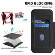 For iPhone 15 Plus Colored Shield MagSafe Magnetic RFID Anti-theft Leather Phone Case(Blue)