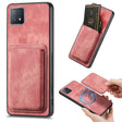 For OPPO A72 5G Retro Leather Card Bag Magnetic Phone Case(Pink) - OPPO Cases by PMC TechLife | Online Shopping South Africa | PMC TechLife | Buy Now Pay Later Mobicred
