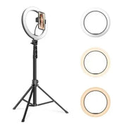 JMARY FM-536A 10 inch Ring Live Fill Light Streaming Stand Beauty Light Set
