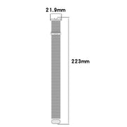 For Samsung Galaxy Fit 3 Milanese Metal Steel Mesh Watch Band(Gold)