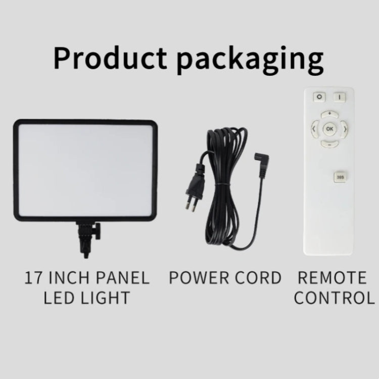 JMARY FM-17RS With Remote 17-inch Touch Control Dimmable LED Panel Light(US Plug)
