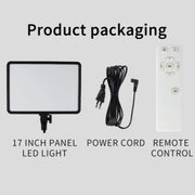 JMARY FM-17RS With Remote 17-inch Touch Control Dimmable LED Panel Light(US Plug)