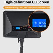 JMARY FM-17RS With Remote 17-inch Touch Control Dimmable LED Panel Light(US Plug)