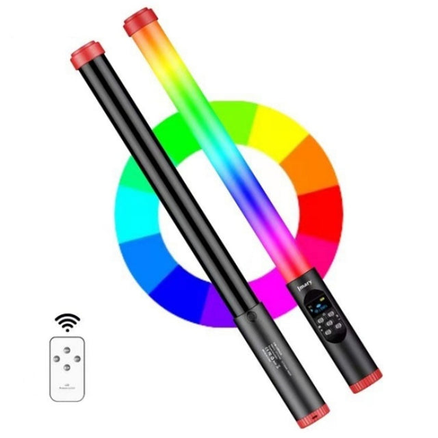 JMARY FM-128RGB Handheld LED Fill Light Outdoor Photography Light Water-resistant RGB Light Stick