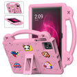 For T-Iobile REVVL Tab 10.36 2023 Handle Kickstand Children EVA Shockproof Tablet Case(Pink) - Others by PMC TechLife | Online Shopping South Africa | PMC TechLife | Buy Now Pay Later Mobicred