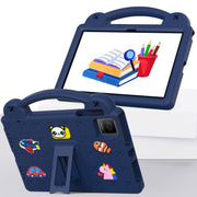 For T-Iobile REVVL Tab 10.36 2023 Handle Kickstand Children EVA Shockproof Tablet Case(Navy Blue)