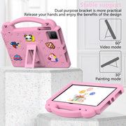 For Blackview Oscal Pad 15 2023 / Tab 11 Handle Kickstand Children EVA Shockproof Tablet Case(Pink)