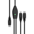 ENKAY PD100W 2-in-1 Type-C to Type-C / 8 Pin Fast Charging Cable with E-Marker, Cable Length:2m - Multifunction Cable by ENKAY | Online Shopping South Africa | PMC TechLife | Buy Now Pay Later Mobicred