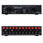 B071 4 Input 2 Output or 2 In 4 Out Power Amplifier Speaker Selector Switcher