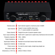 B071 4 Input 2 Output or 2 In 4 Out Power Amplifier Speaker Selector Switcher