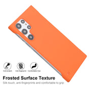 For Samsung Galaxy S24 Ultra 5G ENKAY Matte Frameless Hard PC Case(Orange)