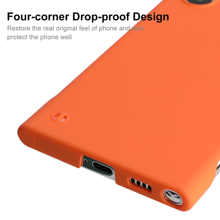 For Samsung Galaxy S24 Ultra 5G ENKAY Matte Frameless Hard PC Case(Orange)