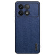 For Xiaomi Redmi K70 Tree Bark Leather Shockproof Phone Case(Blue) - Xiaomi Cases by PMC Jewellery | Online Shopping South Africa | PMC Jewellery | Buy Now Pay Later Mobicred