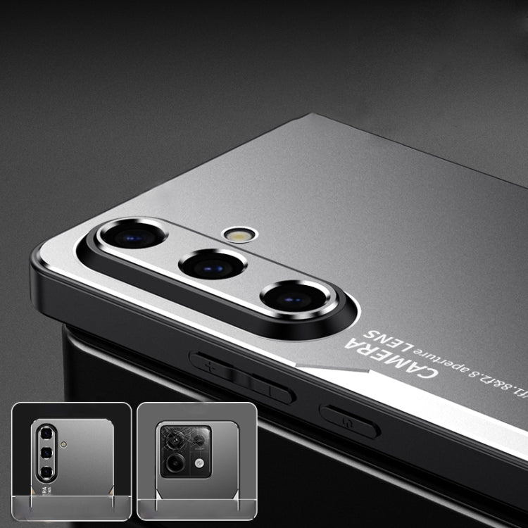 For Samsung Galaxy S24 5G Blade Series TPU Hybrid Metal Phone Case(Red)