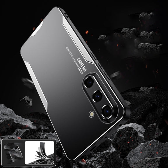 For Samsung Galaxy S24+ 5G Blade Series TPU Hybrid Metal Phone Case(Red)