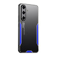 For Samsung Galaxy S24+ 5G Blade Series TPU Hybrid Metal Phone Case(Blue) - Galaxy S24+ 5G Cases by PMC TechLife | Online Shopping South Africa | PMC TechLife