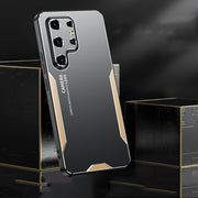 For Samsung Galaxy S25 Ultra 5G Blade Series TPU Hybrid Metal Phone Case(Red)