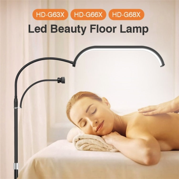 HD-G63X Floor Standing Remote Dimming LED Moon Lamp Manicure Eyelash Beauty Lamp(UK Plug)