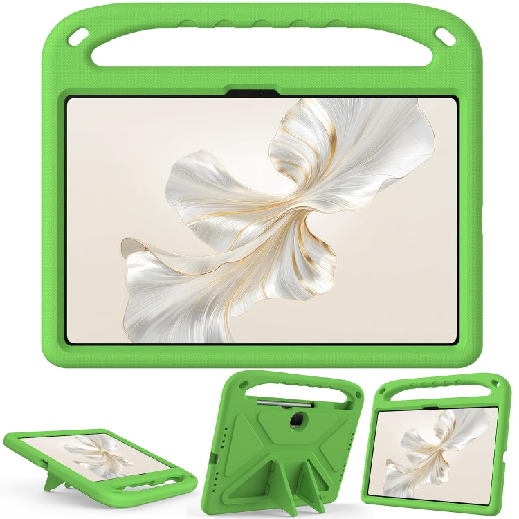 For Honor Pad 9 12.1 Handle EVA Shockproof Tablet Case with Holder(Green)